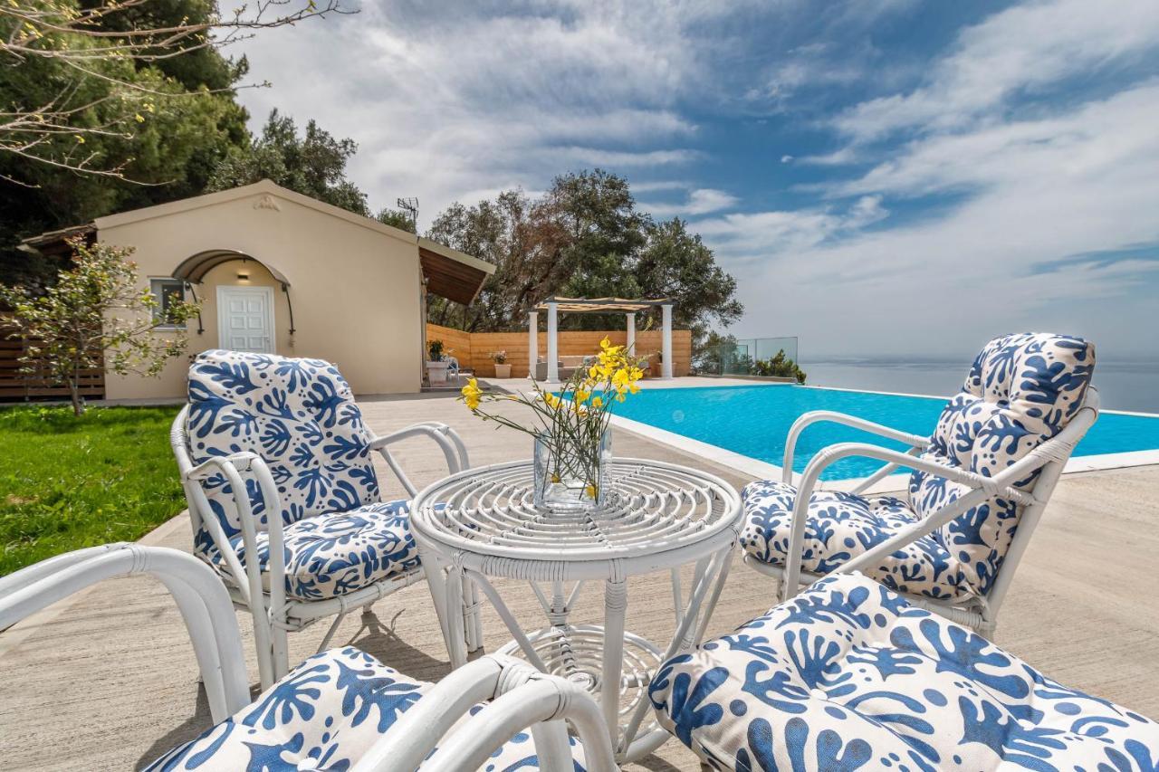 Ocean View - Luxury Villa Nefeli Kontogialos المظهر الخارجي الصورة